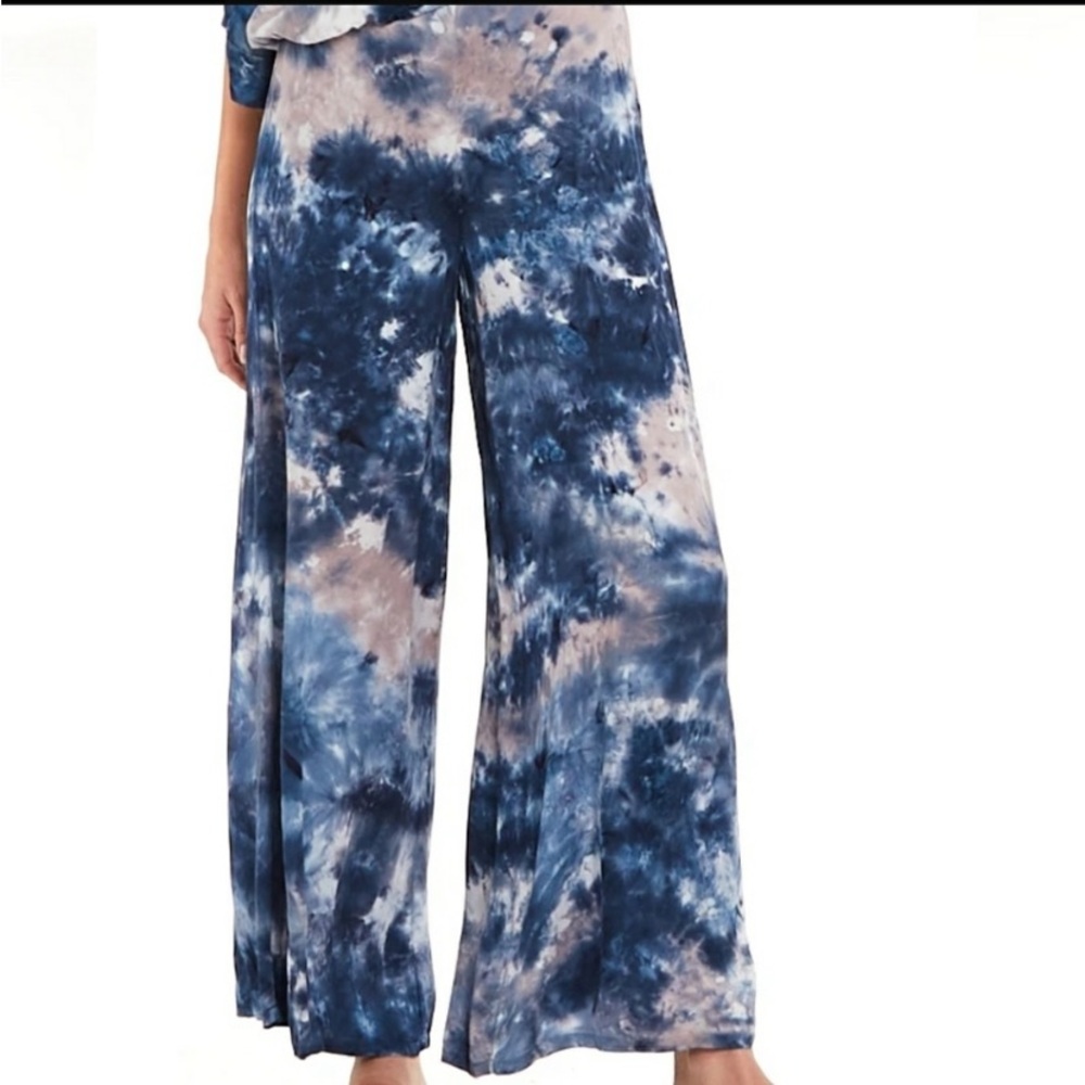 Young Fabulous & Broke Tie Dye Aiko Pant Midnight Blue - Picture 4 of 9